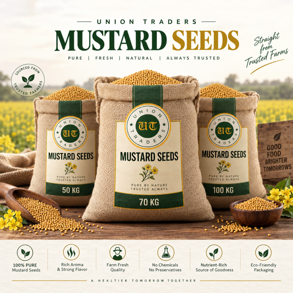 Union Traders Mustard Seeds | 100% Pure & Natural Mustard Seeds | Farm Fresh