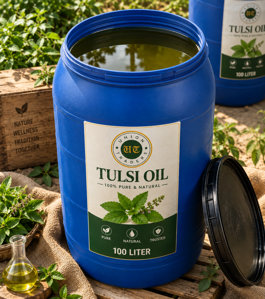 Union Traders Pure Tulsi Oil | 100% Natural Cold-Pressed Ayurvedic Oil