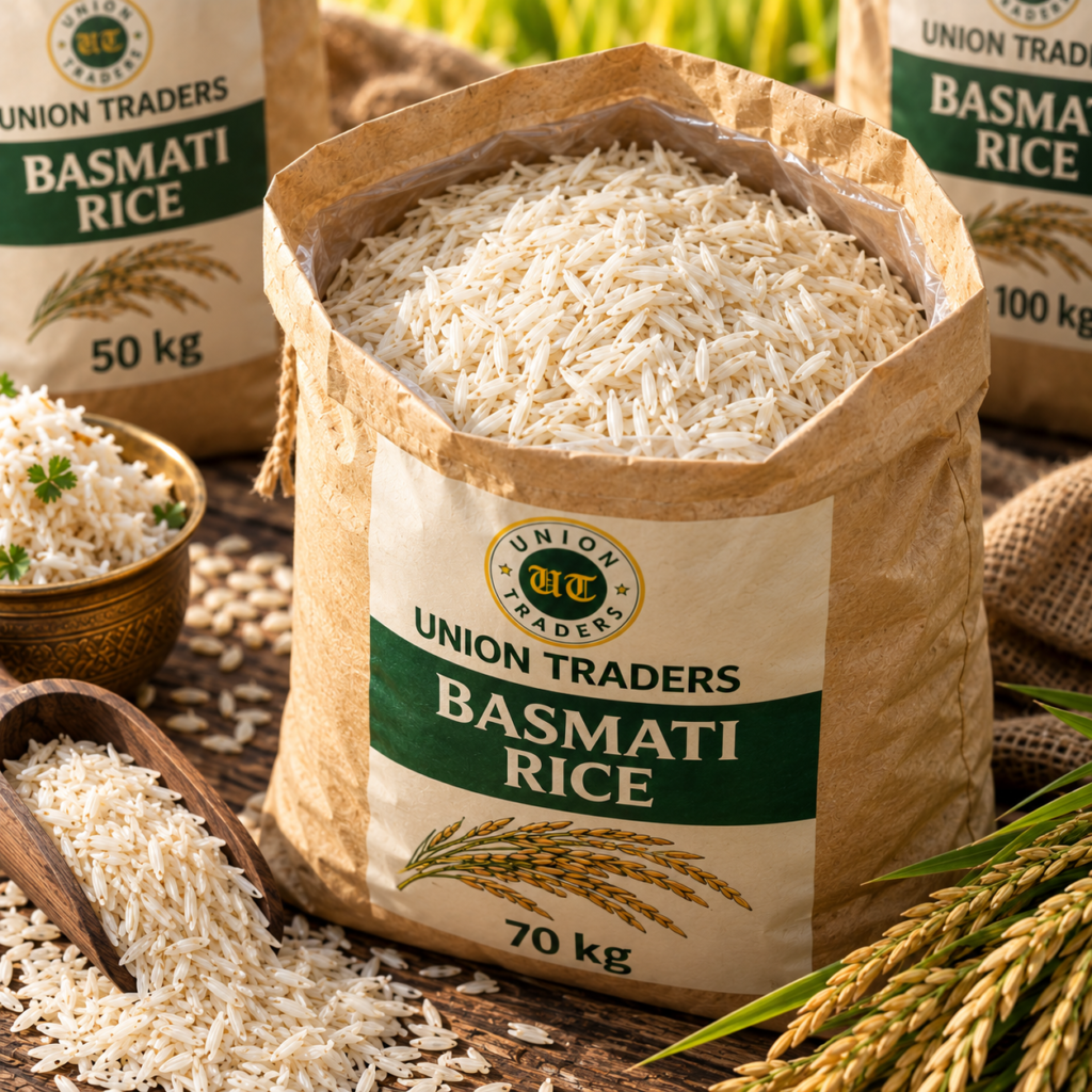 Union Traders Basmati Rice | Aged Long-Grain & Aromatic Rice