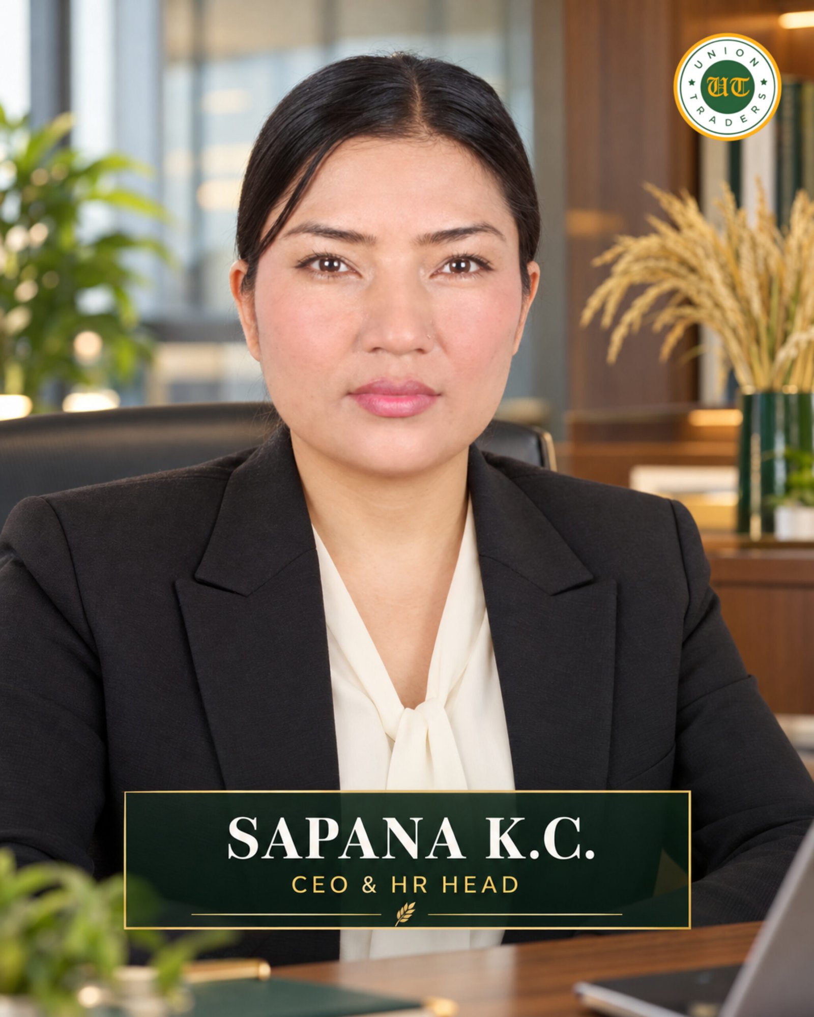 Miss Sapana KC, CEO and HR Head of Union Traders